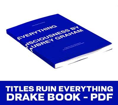 Is the PDF for 'Titles Ruin Everything' by Drake available?