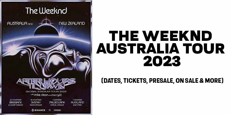 The weeknd Australia tour 2023