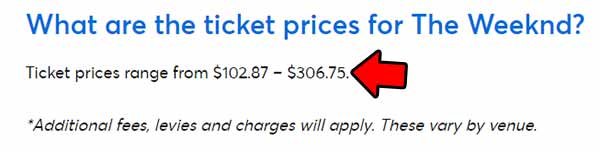 The weeknd tour Australia 2023 tickets