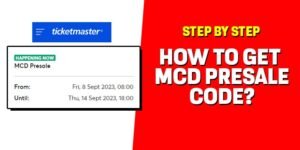 How to get MCD Presale code..