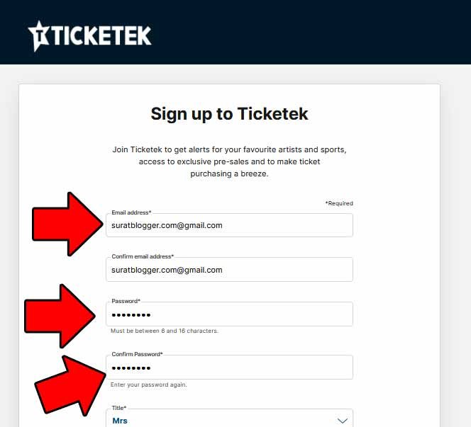 How to get My ticketek presale code