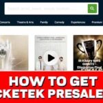 How to get My ticketek presale code