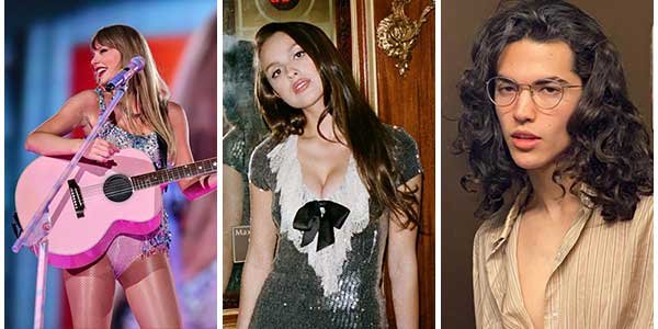 Olivia Rodrigo, Conan Gray & Taylor Swift