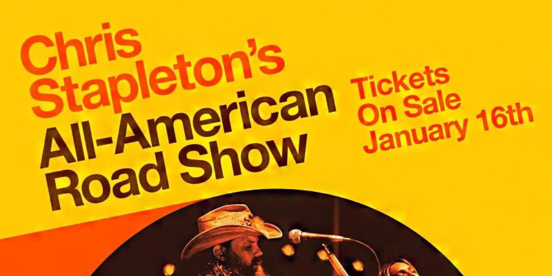 Chris Stapleton Confirms Major 2026 North American Tour with Special Guests