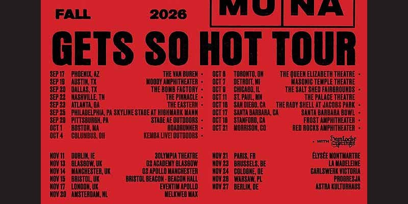 MUNA Reveal Fall 2026 North American Tour Plans
